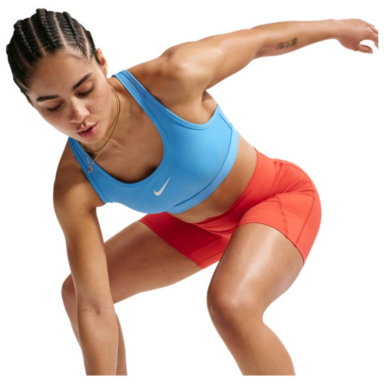 Nike Γυναικείο μπουστάκι Swoosh Medium-Support Padded Sports Bra